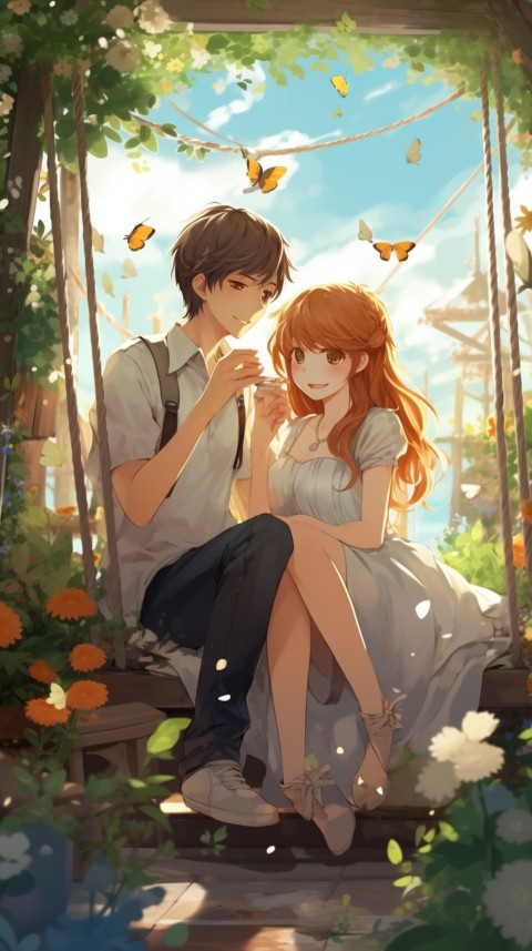 Cute Anime Couple Aesthetic Romantic Feelings (92)