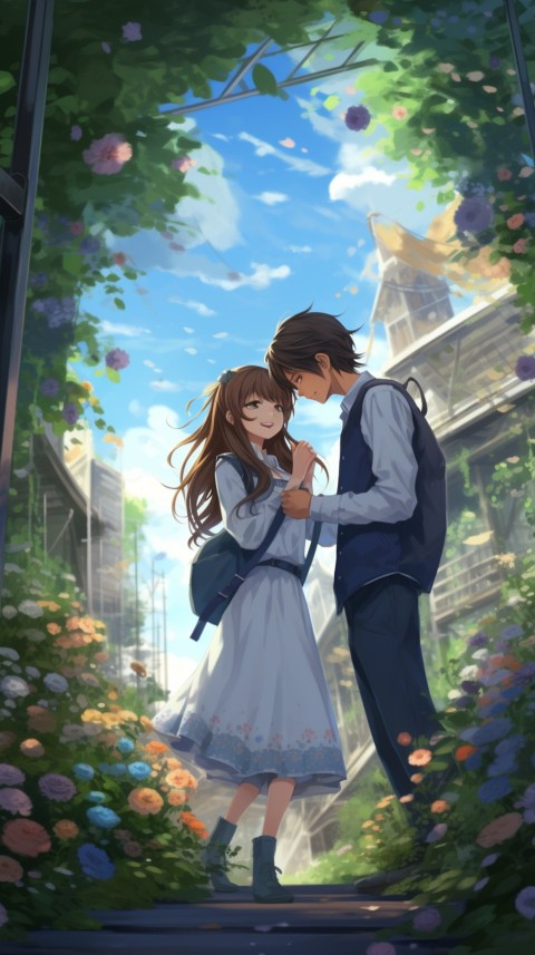 Cute Anime Couple Aesthetic Romantic Feelings (98)