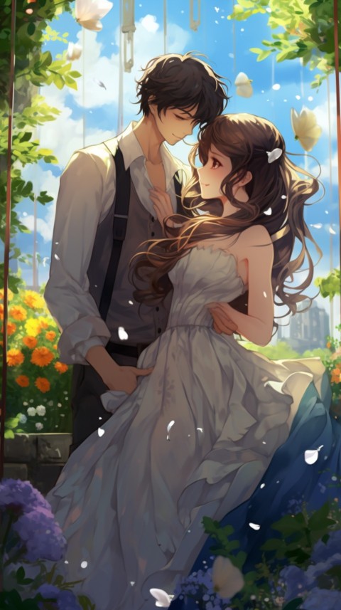 Cute Anime Couple Aesthetic Romantic Feelings (145)