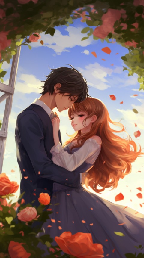 Cute Anime Couple Aesthetic Romantic Feelings (138)