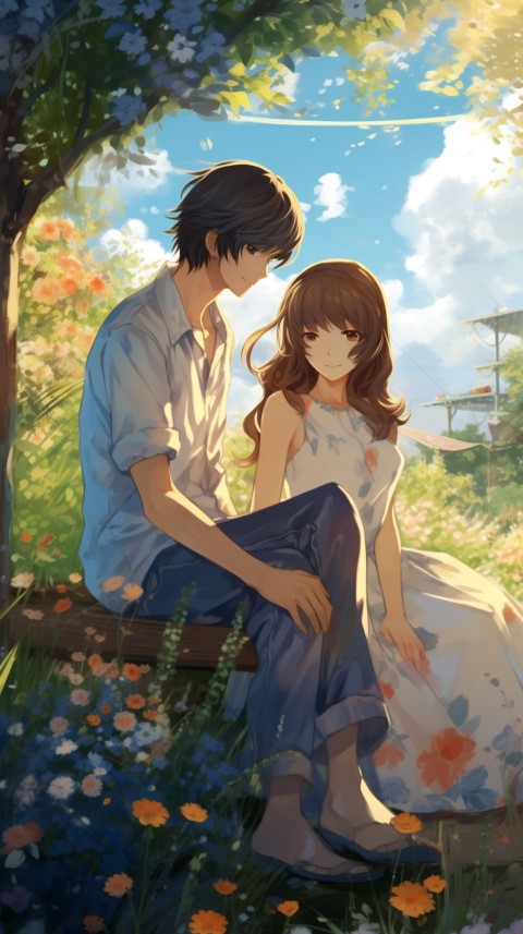 Cute Anime Couple Aesthetic Romantic Feelings (144)