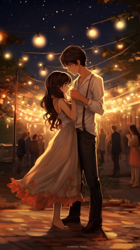 Cute Anime Couple Dancing Aesthetic (10)