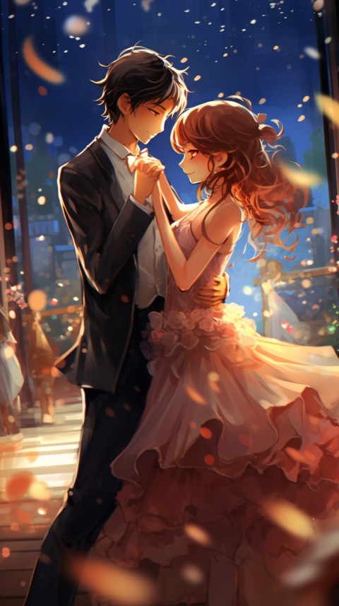 Cute Anime Couple Dancing Aesthetic (35)