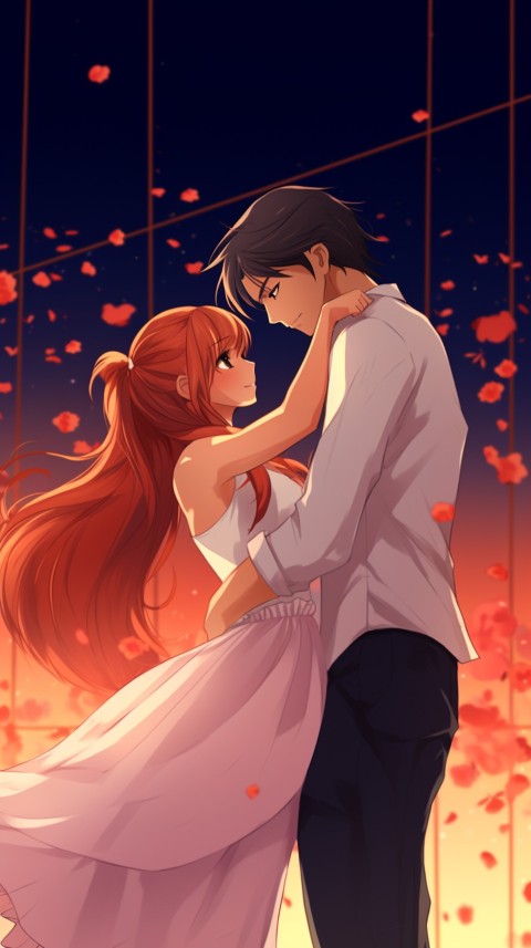 Cute Anime Couple Dancing Aesthetic (47)