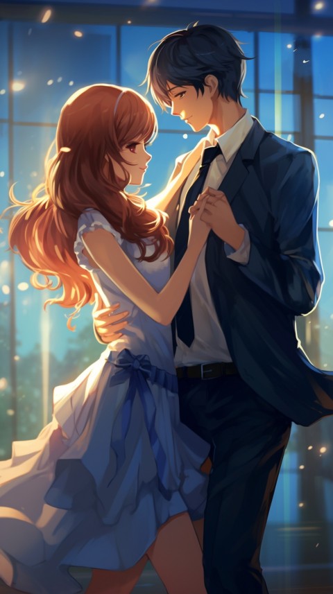 Cute Anime Couple Dancing Aesthetic (52)