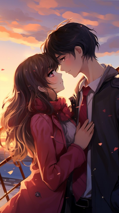 Cute Love Anime Couple Romantic Aesthetic (1)