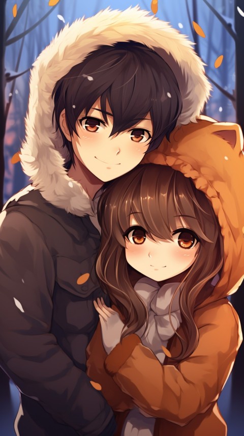 Cute Love Anime Couple Romantic Aesthetic (2)