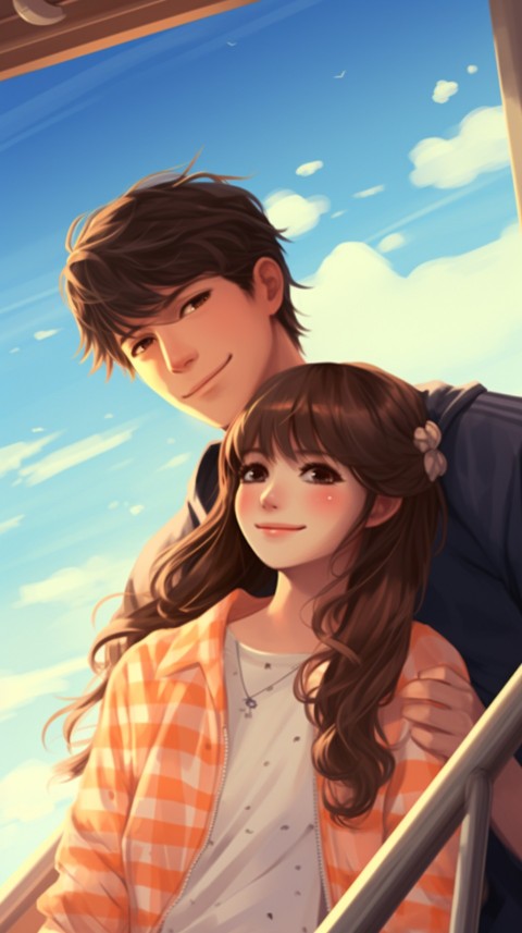 Cute Love Anime Couple Romantic Aesthetic (41)