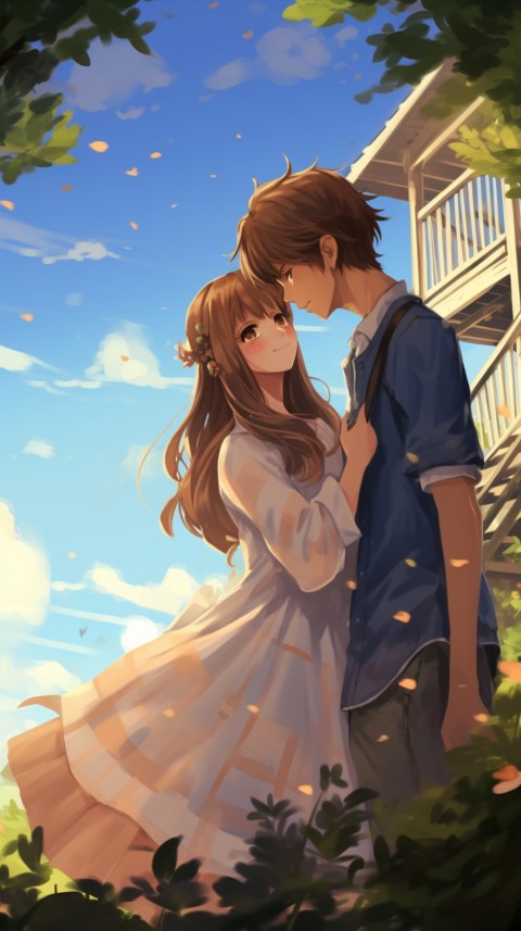 Cute Love Anime Couple Romantic Aesthetic (38)