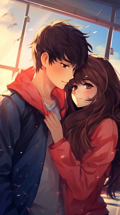 Cute Love Anime Couple Romantic Aesthetic (42)