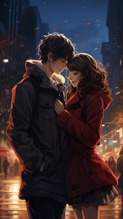 Cute Love Anime Couple Romantic Aesthetic (23)