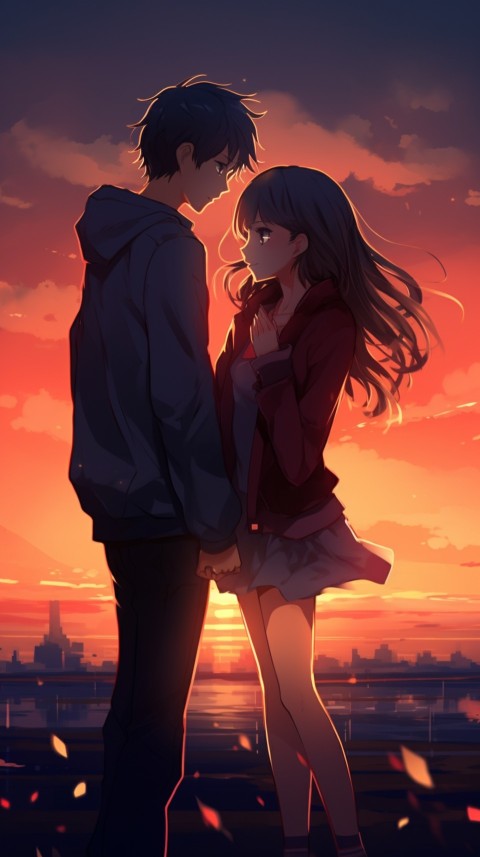 Cute Romantic Anime Couple Aesthetic (11)