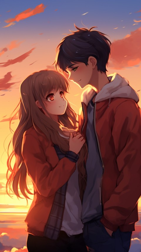 Cute Romantic Anime Couple Aesthetic (20)