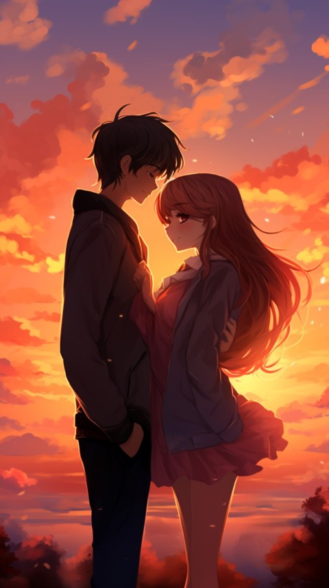 Cute Romantic Anime Couple Aesthetic (7)