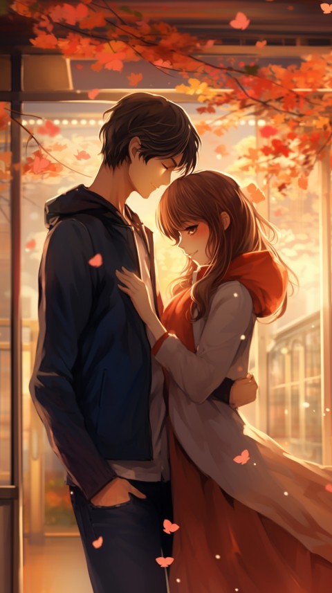 Cute Romantic Anime Couple in Room Aesthetic Feelings (36)