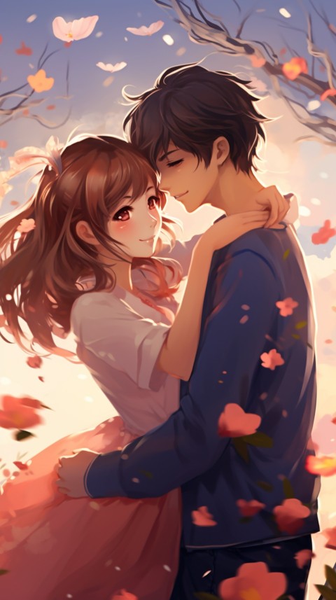 Romantic Cute Anime Couple Aesthetic (17)