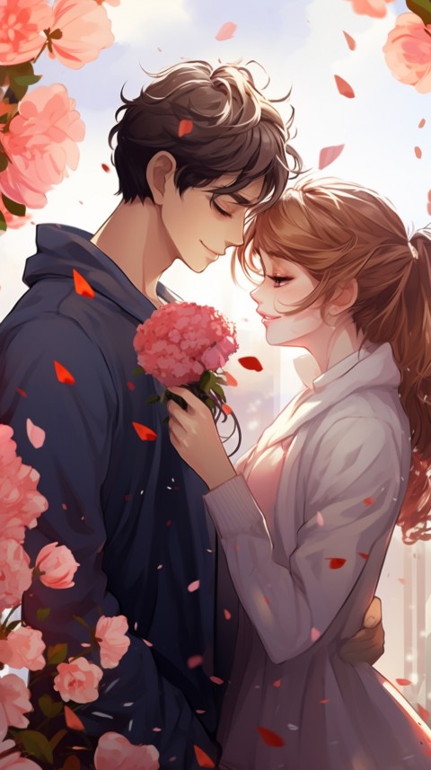 Romantic Cute Anime Couple Aesthetic (18)