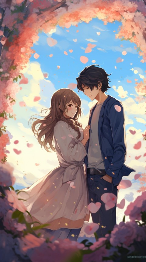 Romantic Cute Anime Couple Aesthetic (13)