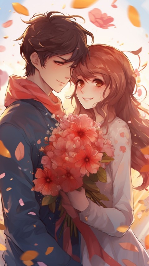Romantic Cute Anime Couple Aesthetic (33)