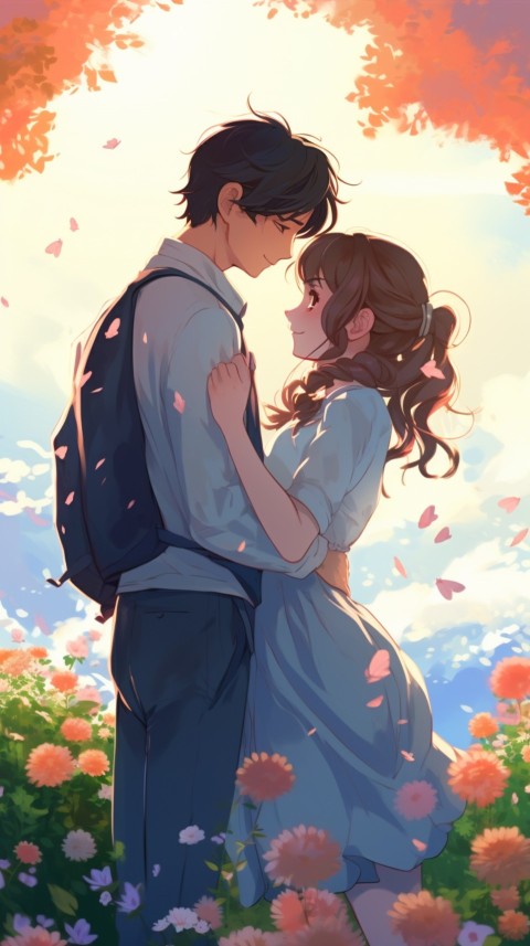 Romantic Cute Anime Couple Aesthetic (28)