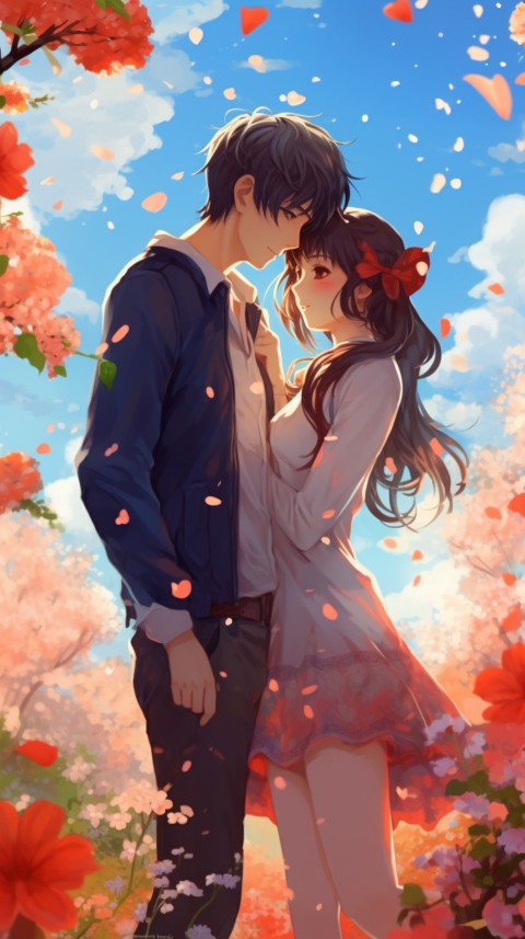 Romantic Cute Anime Couple Aesthetic (37)