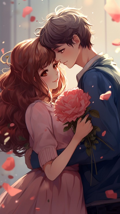 Romantic Cute Anime Couple Aesthetic (40)