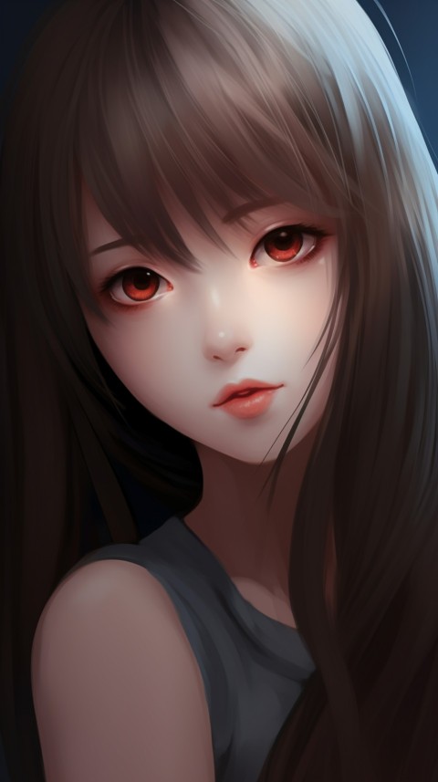 Cute Anime Girl Portrait (10)