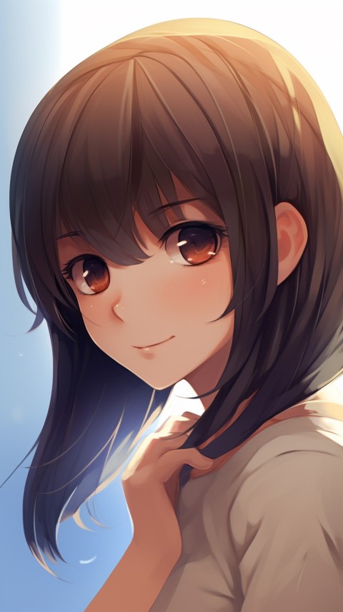 Cute Anime Girl Portrait (1)