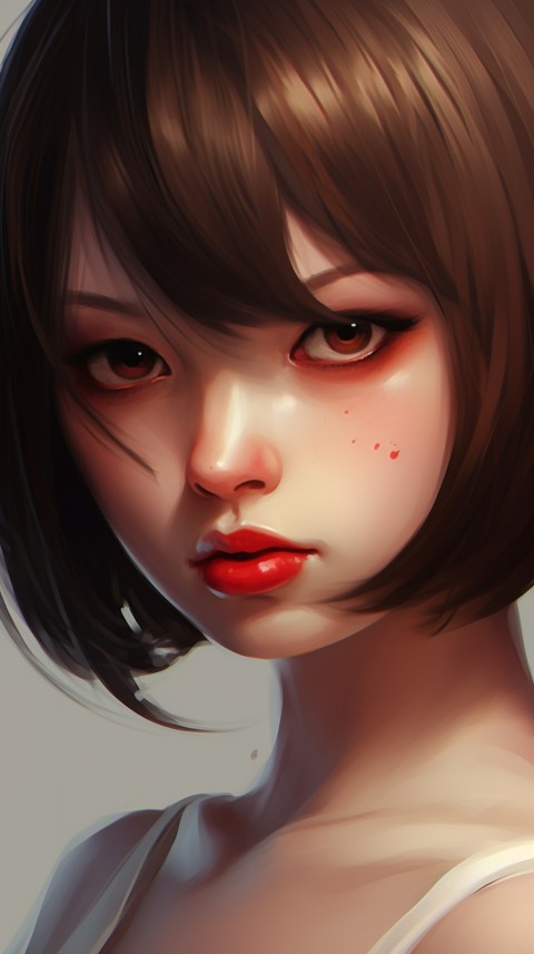 Cute Anime Girl Portrait (40)