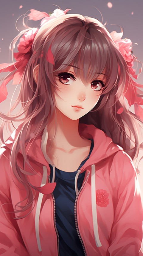 Cute Anime Girl Portrait (98)