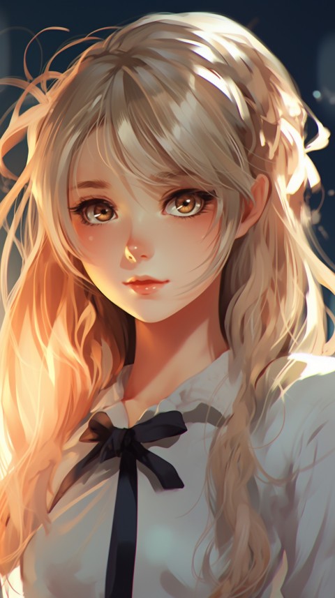 Cute Anime Girl Portrait (102)