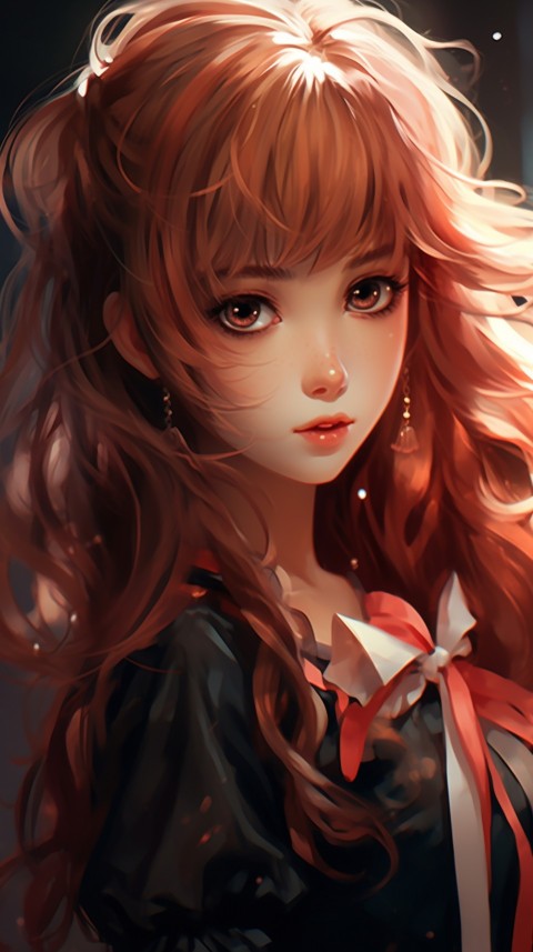 Cute Anime Girl Portrait (109)