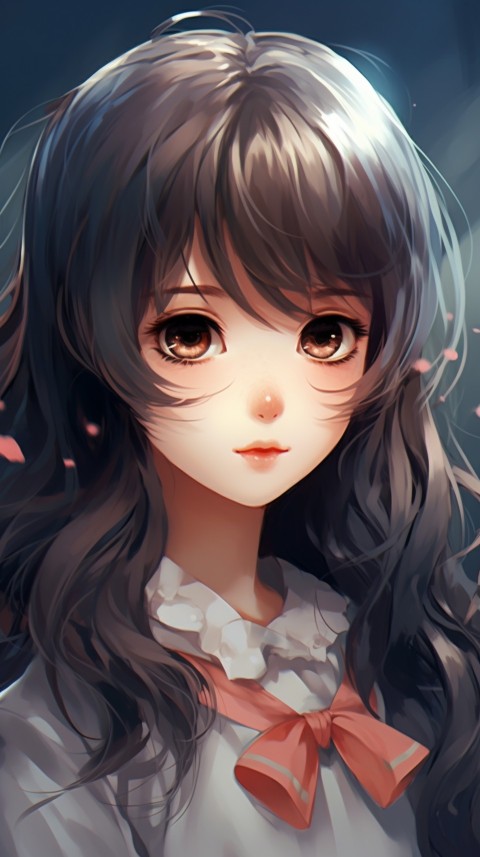 Cute Anime Girl Portrait (121)