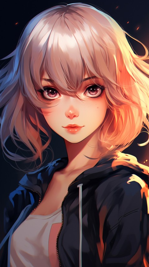 Cute Anime Girl Portrait (153)