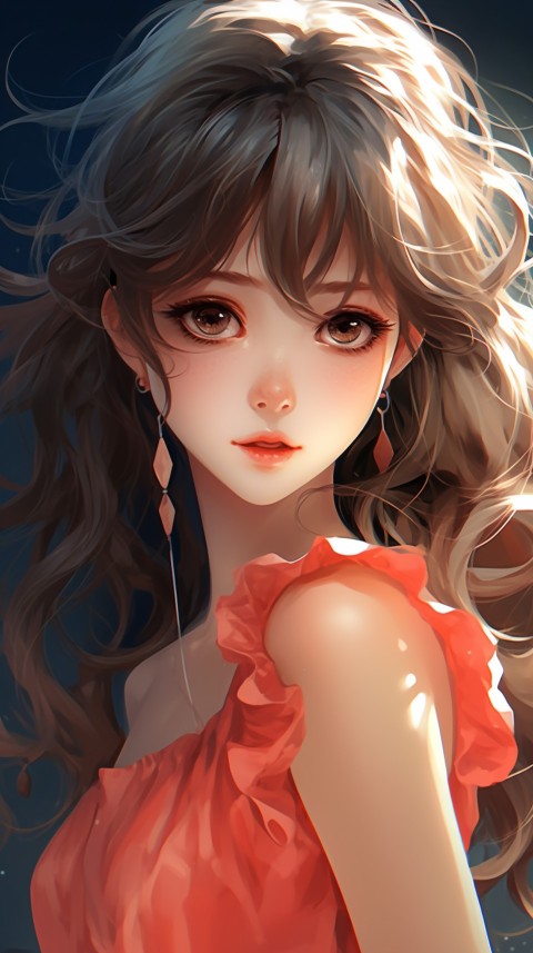 Cute Anime Girl Portrait (185)