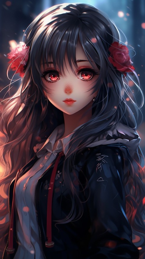 Cute Anime Girl Portrait (180)