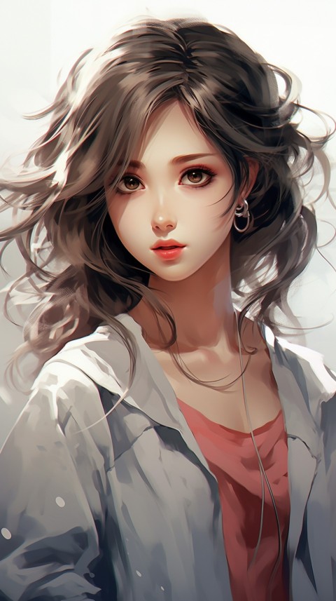 Cute Anime Girl Portrait (200)