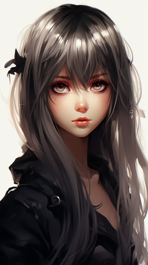 Cute Anime Girl Portrait (195)