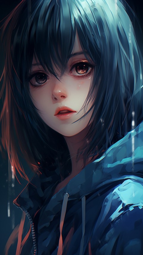 Cute Anime Girl Portrait (194)