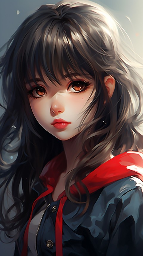 Cute Anime Girl Portrait (202)