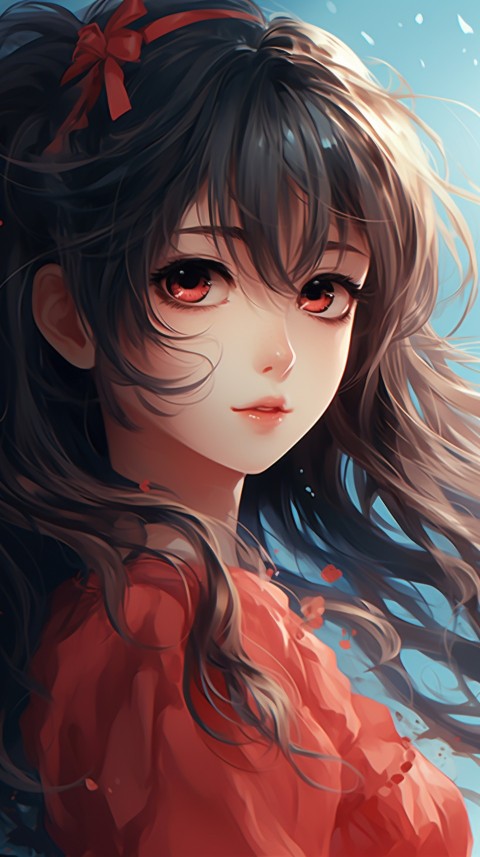 Cute Anime Girl Portrait (214)