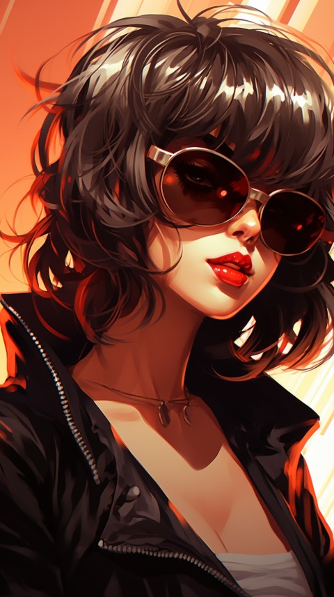 Sunglasses Anime Girl Aesthetic (16)