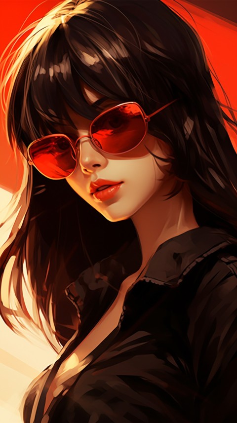 Sunglasses Anime Girl Aesthetic (76)