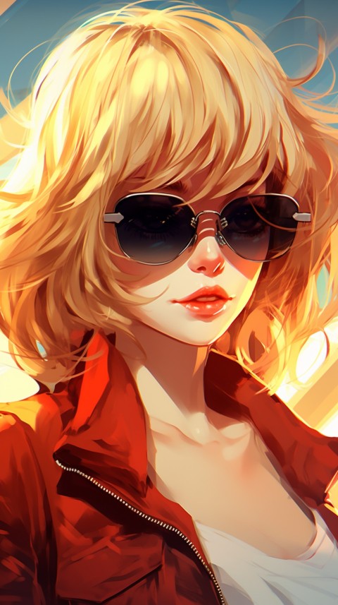 Sunglasses Anime Girl Aesthetic (70)