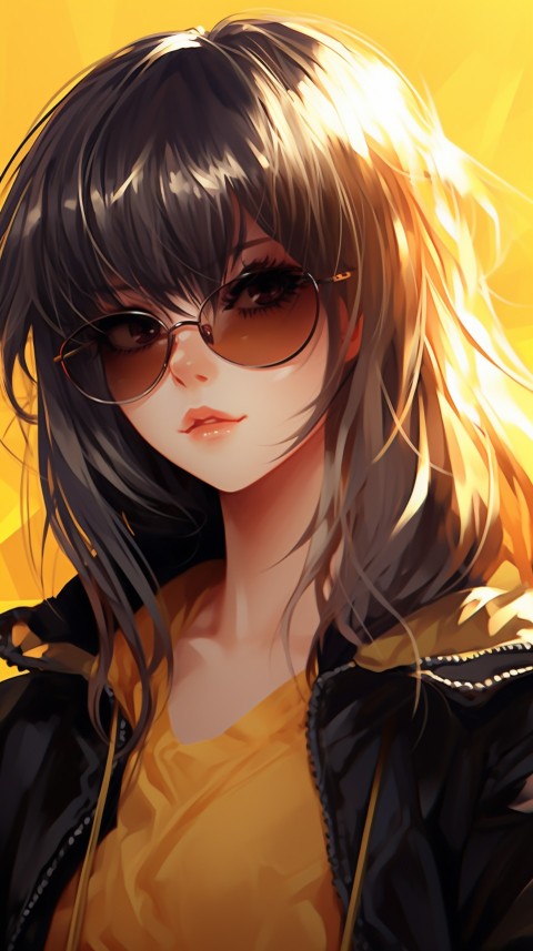 Sunglasses Anime Girl Aesthetic (28)