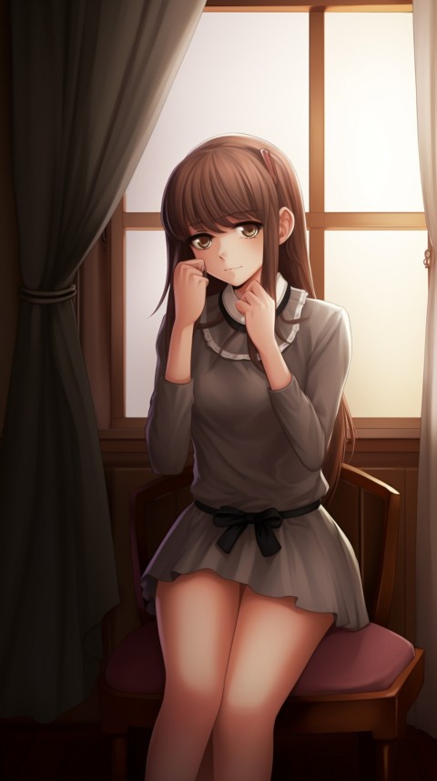 Portrait of anime girl wearing sunglasses (2)