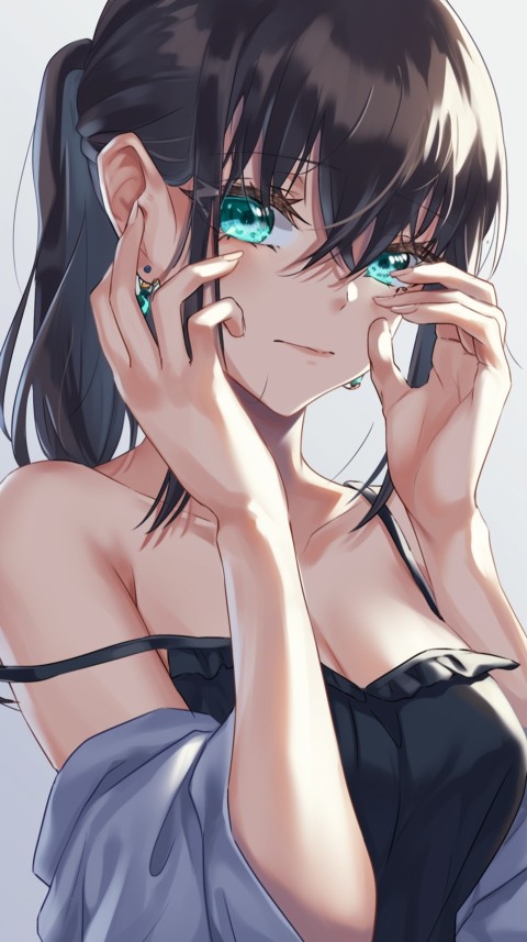 Portrait of anime girl wearing sunglasses (22)