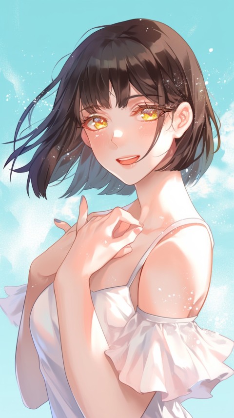 Portrait of anime girl wearing sunglasses (54)