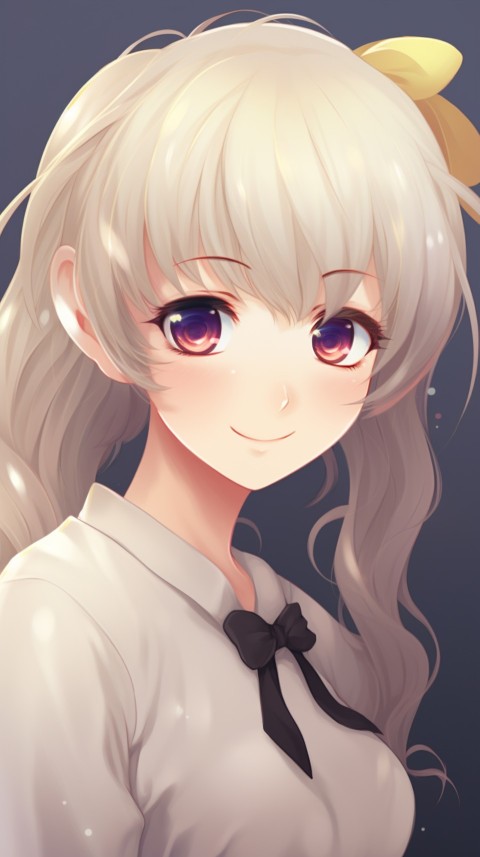 Happy Anime Girl Portrait (6)