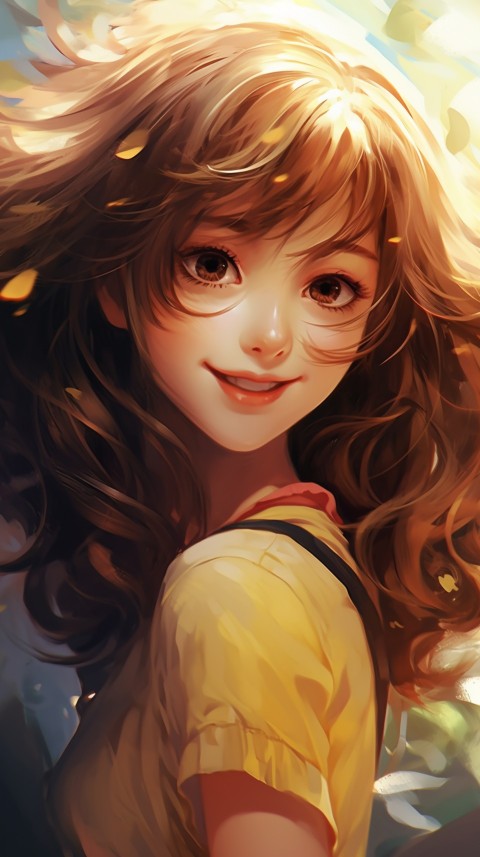 Happy Anime Girl Portrait (22)